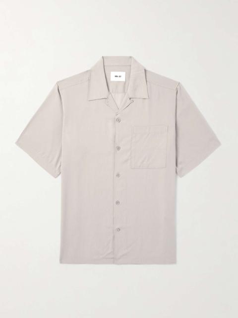 Julio 5731 Convertible-Collar TENCEL™ Lyocell-Ripstop Shirt