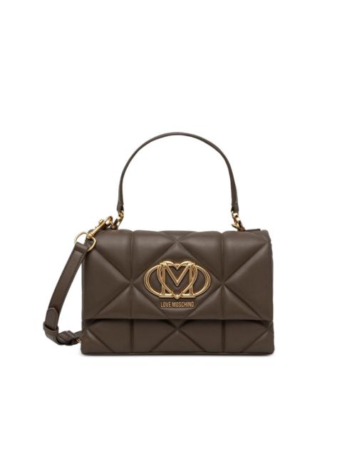 Moschino quilted top-handle tote bag