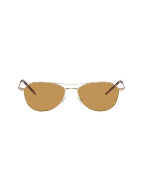 Oliver Peoples Gold Aero II Sunglasses