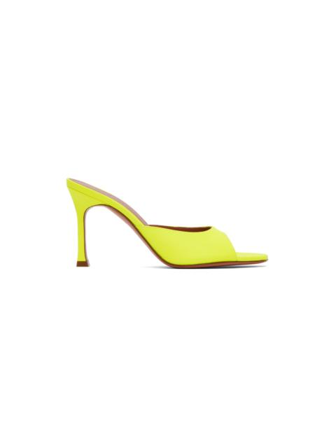 Yellow Alexis 90 Heeled Sandals