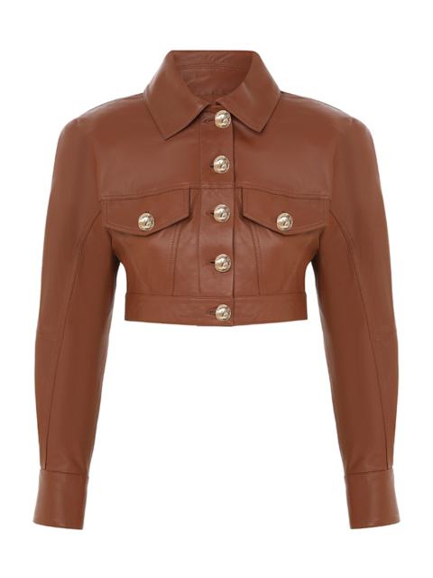 Zimmermann TRANQUILLITY LEATHER JACKET