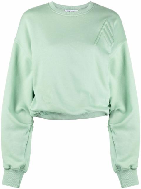 THE ATTICO drop-shoulder silhouette sweatshirt