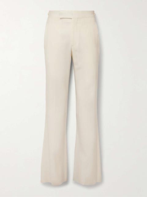 Vista Bootcut Wool-Twill Suit Trousers