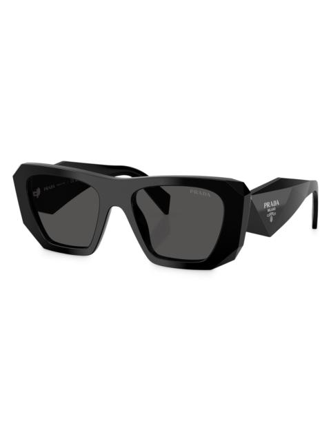 Prada Women's 53MM Square Sunglasses - Black