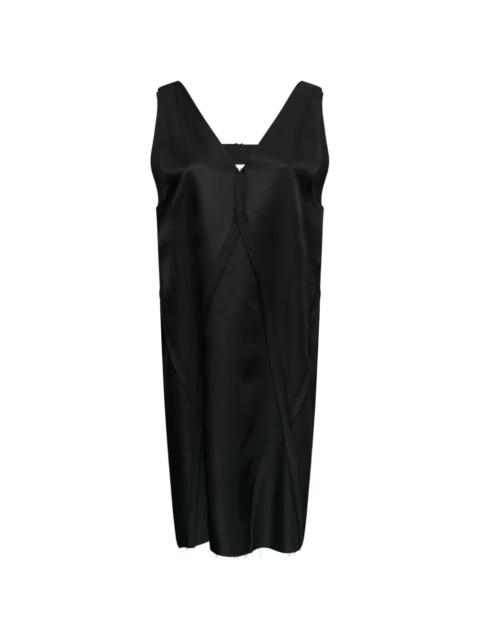 MM6 Maison Margiela V-neck panelled mini dress