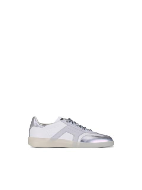 Santoni DBS Oly panelled leather sneakers