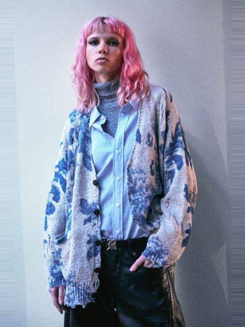 R13 Printed Oversized Cardigan