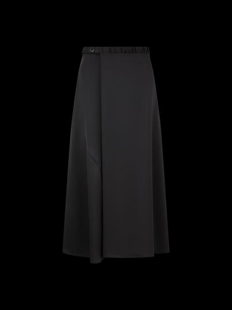 Moncler Satin Midi Skirt