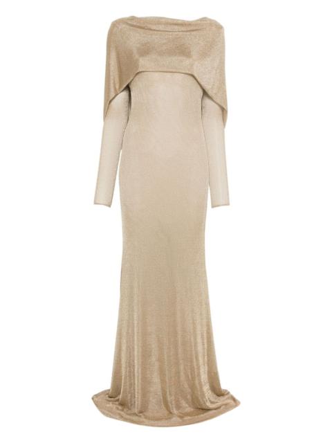 THE NEW ARRIVALS ILKYAZ OZEL Isthar long-sleeve gown