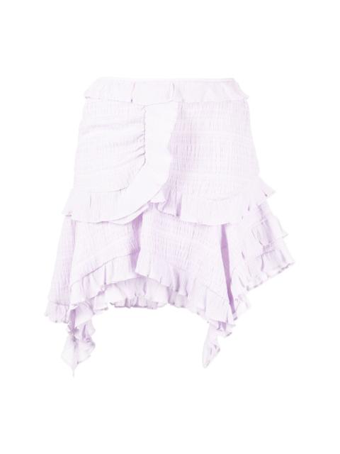 Isabel Marant Geneva high-waisted asymmetric skirt