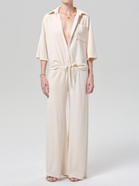 Citizens of Humanity Francis Knit Shirt In Cream