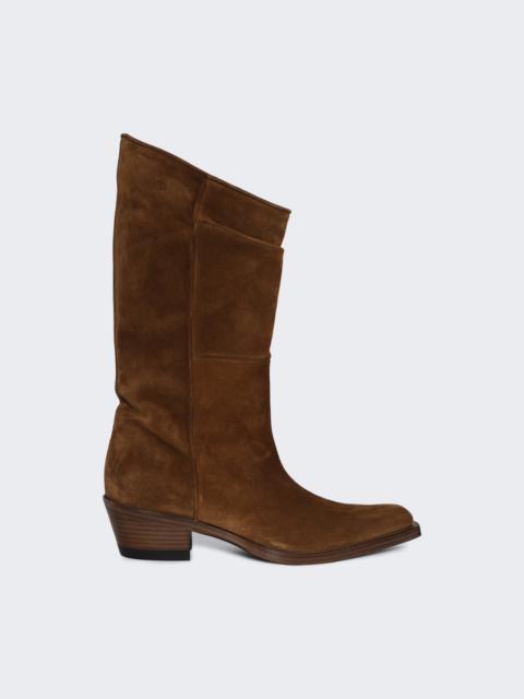 KHAITE Clive Boot Sigaro