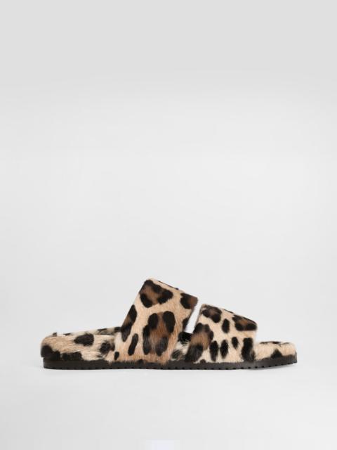 Dolce & Gabbana Leo DG Casual kid goat sandals