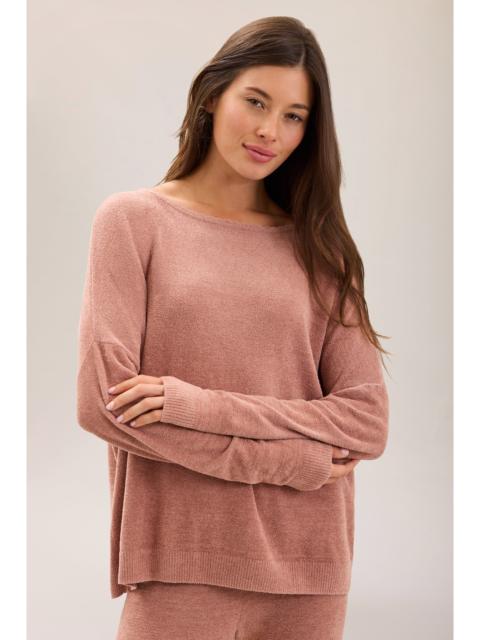 Barefoot Dreams CozyChic Ultra Lite® Scallop Neck Slouchy Pullover