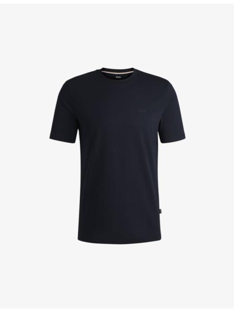 BOSS Logo-print regular-fit cotton T-shirt