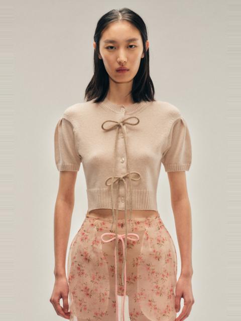 Simone Rocha Cropped Cashmere Cardigan
