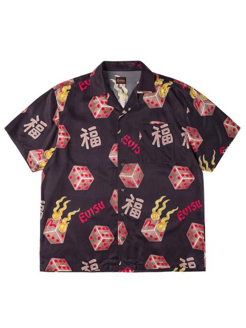 EVISU Allover Printed Camp Shirt