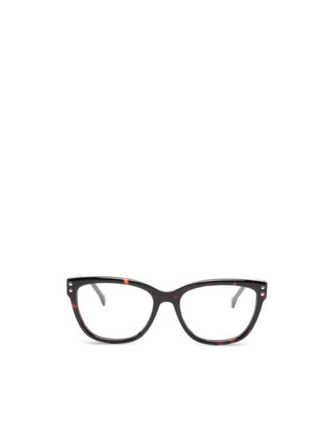 CAROLINA HERRERA tortoiseshell-effect cat-eye glasses