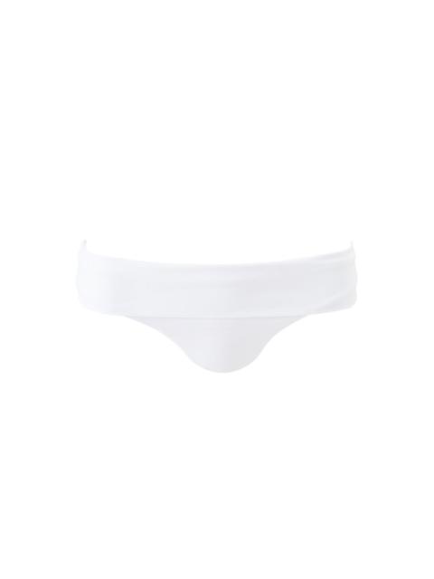 MELISSA ODABASH BRUSSELS WHITE BIKINI BOTTOM