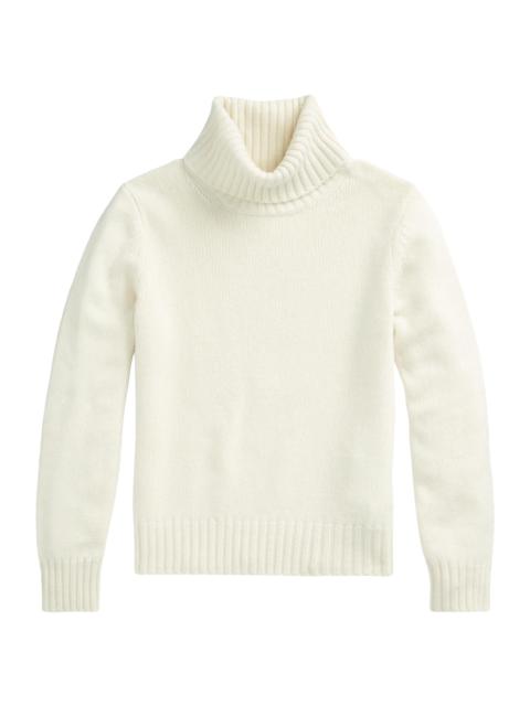 Polo Ralph Lauren Women's Wool Turtleneck Sweater - Authentic Cream