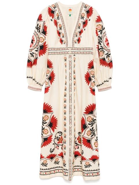 FARM RIO Mandala maxi dress