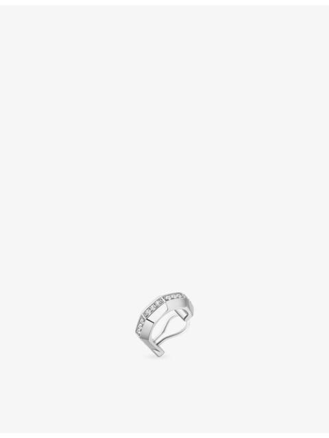 MESSIKA Moderniste Small 18ct White-Gold And 0.05ct Diamond Ear Clip