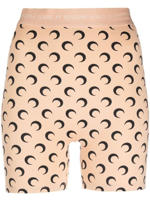 Marine Serre moon-print cycling shorts