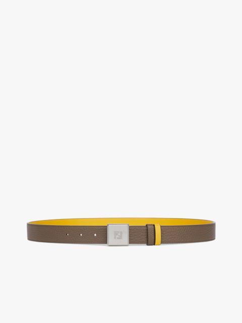 FENDI Brown leather belt