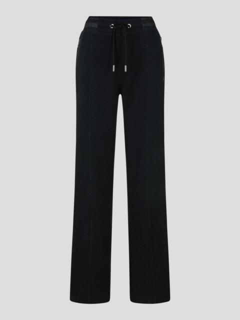 BOGNER VERINA FLEECE JOGGING TROUSERS IN BLACK