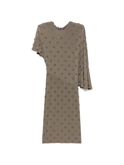 Stella McCartney crystal-embellished midi dress