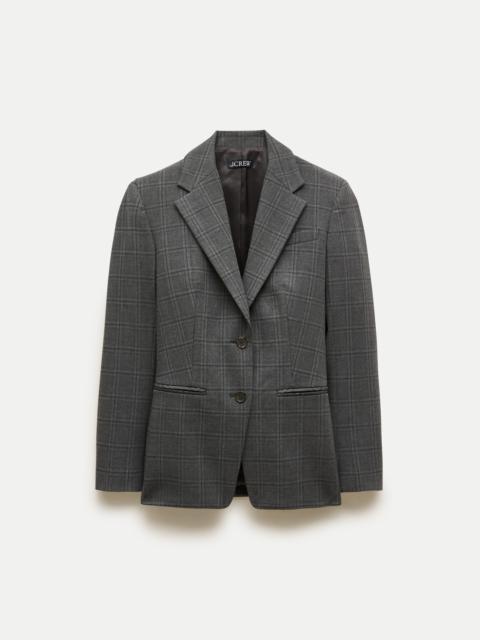 J.CREW Margeaux blazer in plaid four-season stretch