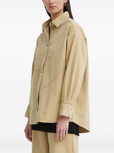AERON button-fastening patch-pocket shirt jacket