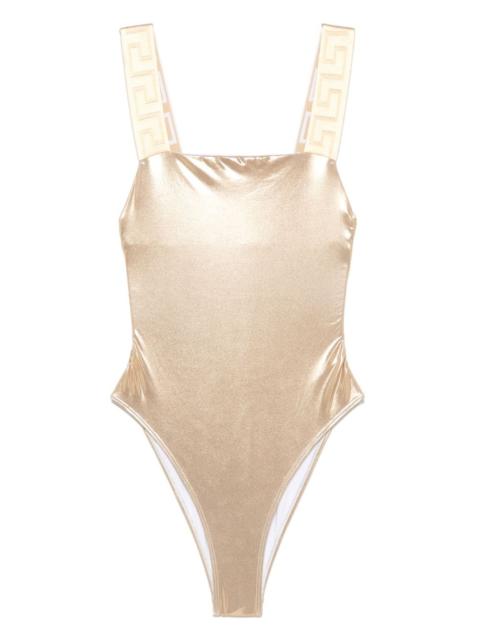 VERSACE Greca-detail swimsuit