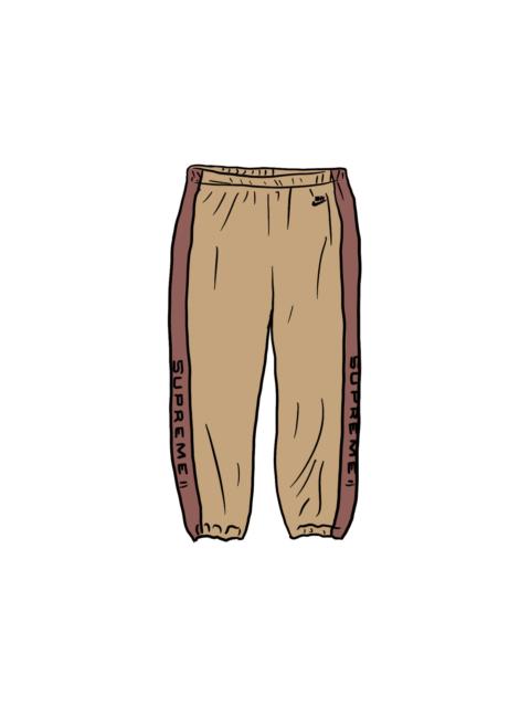 Supreme Supreme Nike Velour Track Pant Tan