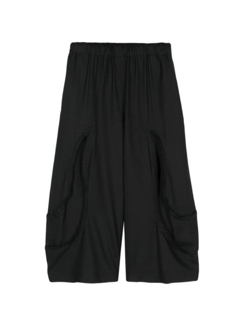 Comme Des Garçons seam-detail cropped trousers