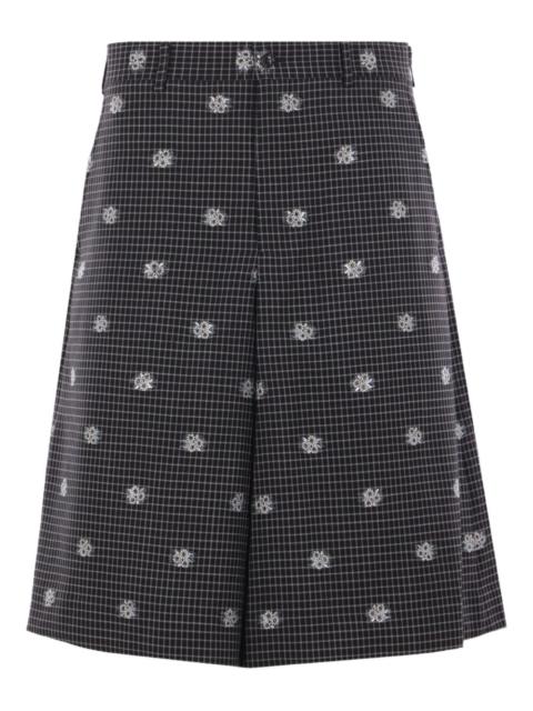 Comme des Garçons Homme Plus check-print shorts