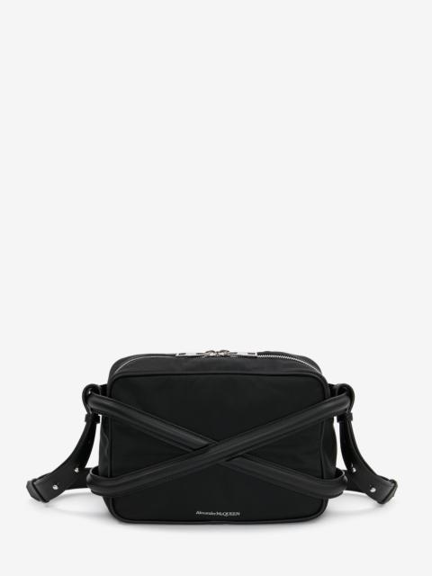 Alexander McQueen Men's The Harness Camera Bag in Black