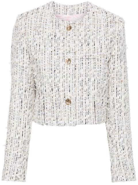 NINA RICCI embossed-button tweed jacket