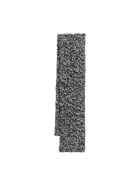 Dolce & Gabbana cable-knit scarf