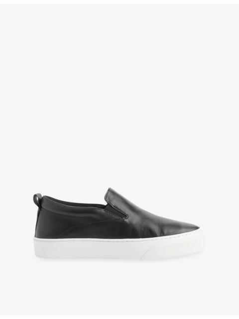 WHISTLES Kinsley Slip-On Low-Top Leather Trainers