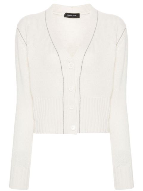FABIANA FILIPPI bead-embellished cashmere cardigan