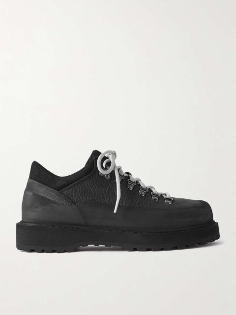 Cornaro Gomma Rubber and Suede-Trimmed Full Grain-Leather Sneakers