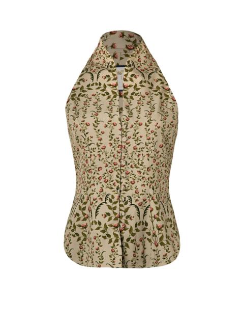 Agua by Agua Bendita Ocre Sueño Blouse