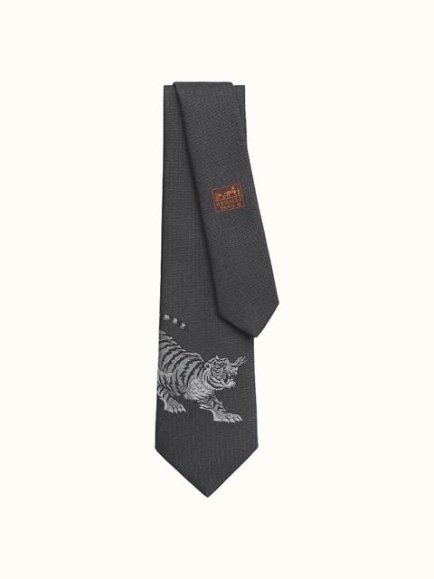 Hermès Tie 7 Tigre tie