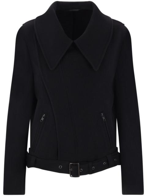 Y's brushed-finish jacket