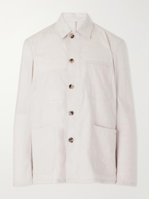 Paul Smith Linen and Wool-Blend Overshirt