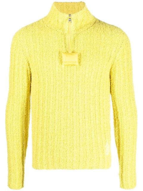 Moncler ribbed high neck jumper