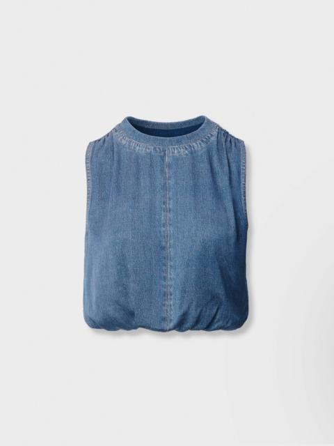 rag & bone rb Miramar Mica Bubble Top Liquid Satin