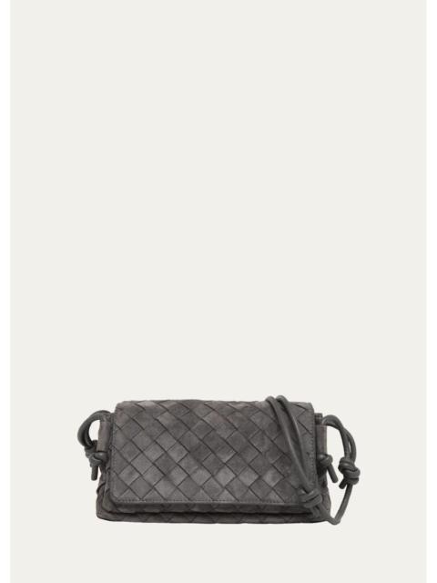 Bottega Veneta Smooth Suede Crossbody Bag