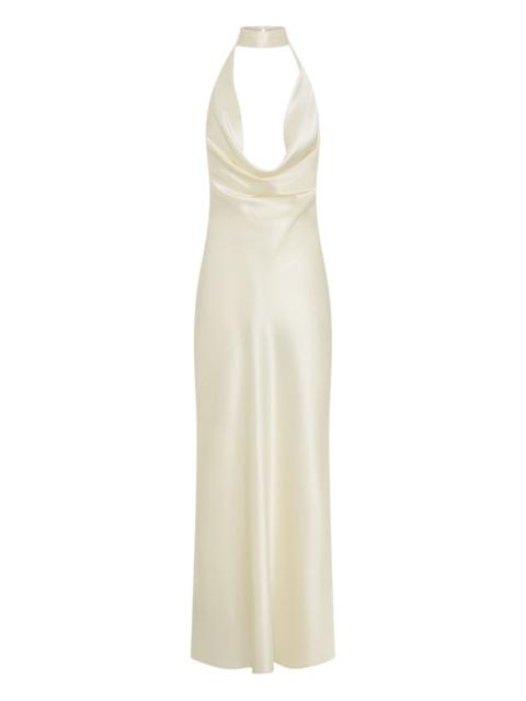 NICHOLAS cowl-neck maxi dress